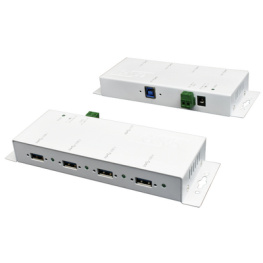 EX-1183HMVS-W, Industrial Hub USB 3.0 4x white, Exsys