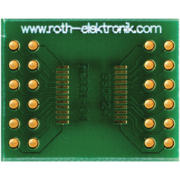 RE931-04, Laboratory card 24P 0.65 mm FR4 Epoxide + chem. Ni/Au, Roth Elektronik