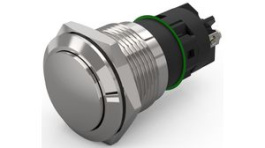 82-5162.1000, Pushbutton Switch, 1CO, Momentary Function, Silver, EAO