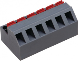 AKZ4301/3KD-5.08-BASALT GREY, PCB terminal block 3P5.08 mm, PTR Messtechnik