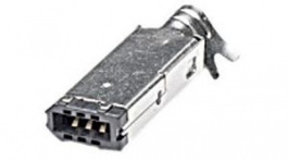 RND 205-00864, FireWire Connector, Plug, 6 Poles, RND Connect