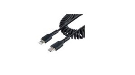 RUSB2CLT50CMBC, Charging Cable USB-C Plug - Apple Lightning 500mm USB 2.0 Black, StarTech.com