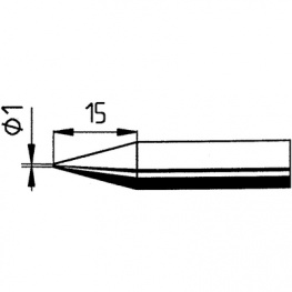 842BDLF, Soldering tip Pencil point, Ersa