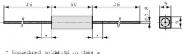 KH216-8 10B 33R, Wirewound resistor 33 Ohm 11 W +- 10 %, Vitrohm
