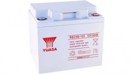 REC50-12, Lead-Acid Battery, 12 V 50 Ah, Yuasa