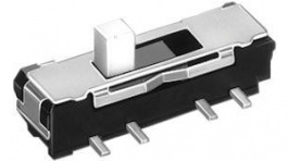 MMS 228 T, Переключатель: движковый; Пол: 2; 0,3A/6ВDC; ON-ON; Монтаж: PCB,THT, Knitter-switch
