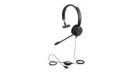 5393-823-309, Headset, Evolve 30 II, Mono, On-Ear, 7kHz, USB/Stereo Jack Plug 3.5 mm, Black, Jabra