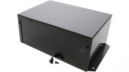 1411FBQBK, Корпус: универсальный; Х:127мм; Y:178мм; Z:76мм; с креплениями, Hammond