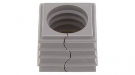 2584550000, Cable Grommet, 15 ... 16mm, TPE, Grey, Weidmuller