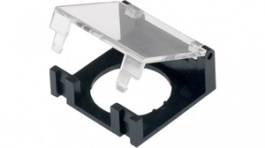 AT4072, Protective Guard black / transparent 23.9 x 22.9 x 11.2 mm, NKK Switches (NIKKAI, Nihon)