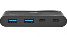 TCARF230BK, USB Type-C Computer Hub 4-Port USB A Socket/USB C Socket, Nedis (HQ)