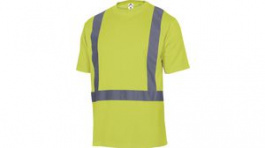 FEEDEJAGT, High Visibility T-Shirt Size L Flourescent Yellow, Delta Plus