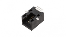 RJJU-66-141-E3H-008, Гнездо; RJ12; PIN:6; Кат:5; Конфиг.выводов:6p6c; SMT, Encitech Connectors