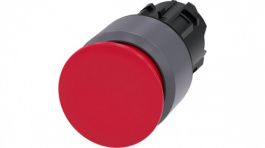 3SU1030-1AA20-0AA0, SIRIUS ACT Mushroom Push-Button front element Metal, matte, red, Siemens