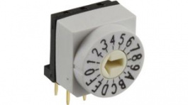 428427320917, Rotary DIP Switch Arrow-Shaped Slot 16-Pos 2.54mm Through Hole, WURTH Elektronik