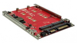 16.01.4145, Hard Disk Adapter, 2x M.2 to 2.5^ SATA III, Roline