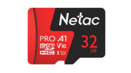NT02P500PRO-032G-S, Memory Card 32GB, microSDHC, 90MB/s, 20MB/s, Netac