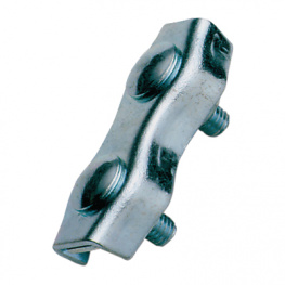 0120984612, Duplex clamps, galvanized 3.0 mm, Campbell