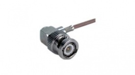 16 BNC-50-2-3/133 NE, RF Connector, BNC, Brass, Plug, Right Angle, 50Ohm, Solder Terminal, Crimp Terminal, Huber+Suhner