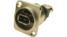 CP30117, Firewire feedthrough adapter, Metal, Nickel - Plated, Cliff