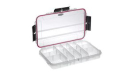 RND 600-00288, Watertight Case with Adjustable Compartments, 350x230x59mm, Polypropylene (PP), Transparent, RND Lab