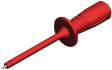 PRUEF 2600 RED Test probe diam. 4 mm red