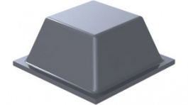 RND 455-00524, Self-Adhesive Bumper 12.6 mm x 12.6 mm x 5.8 mm, Grey, RND Components