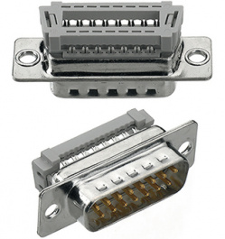 DTS25PFC/2, D-Sub plug 25P, Deltron swiss