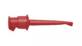 4555-2, Minigrabber Test Clip, Pack of 10 Pieces, Red, 5A, 60VDC, Pomona