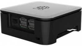 ASM-1900039-21, Raspberry Pi B+, 2 & 3 Case, 107.5 x 107.5 x 42 mm, Black, OneNineDesign
