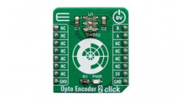 MIKROE-3634, Opto Encoder 2 Click Encoder Module 5V, MikroElektronika