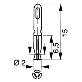 64-1389-11/9030, Гнездо штыревого соединителя под пайку; пайка; на провод; O:1мм, Osterrath