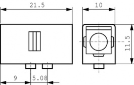 OVKD 01-B (SFH203P), Оптический приемник, Hirschmann
