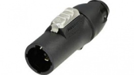 NAC3MX-W-TOP, Locking Power Outlet Cable Connector, Screw Terminal, Neutrik