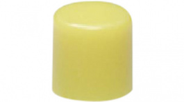 AT443E, Push-button Cap 8 x 7.6 mm, yellow, NKK Switches (NIKKAI, Nihon)