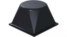 RND 455-00529, Self-Adhesive Bumper 20.6 mm x 20.6 mm x 13.2 mm, Black, RND Components