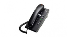 CP-6901-CL-K9=, IP Telephone Slimline Handset, RJ45, Black, Cisco Systems