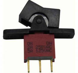RND 210-00516, Miniature Rocker Switch, SPDT, On-On, RND Components