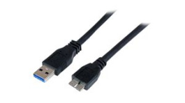 USB3CAUB1M, USB Cable USB-A Plug - USB Micro-B Plug 1m USB 3.0 Black, StarTech.com