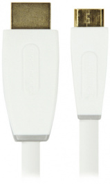 BBM34500W10, HDMI cable 1 m White, Bandridge