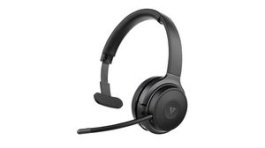 HB605M, Headphones, On-Ear, 20kHz, Bluetooth/Mono Jack Plug 3.5 mm, Black / Grey, V7