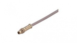 22651666, RF Connector, MMCX, Brass, Plug, Straight, 50Ohm, Crimp Terminal, Huber+Suhner