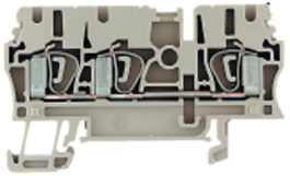 ZDU4, Terminal block beige 0.5...6 mm2, Weidmuller