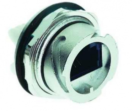 09153000301, Han-Max Panel feed-through/Han-Max(R) Panel feed-through/UTP unshielded/31.5 mm, Harting