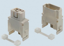 CX 01 UF, вставка-розетка с USB-соединителем вида «розетка-розетка», ILME