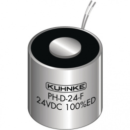 PH-D24-F-24V100%, Permanent Holding Solenoid 45 N 3.5 W, Kuhnke