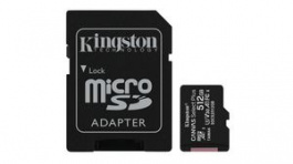SDCS2/512GB, Memory Card microSDXC 512GB UHS-I/U3/V30, Kingston