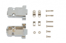 MHCCOV-25SC-MP, D-Sub metalized hood Poles 25, MH Connectors