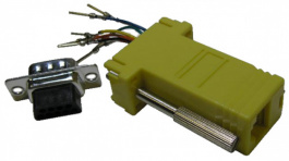 DA9-PMJ8-Y-K, Adaptor D-Sub male to RJ45 9P, MH Connectors