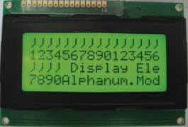 DEM 16481 SYH-LY, Дисплей: LCD; алфавитно-цифровой; STN Positive; 16x4; LED; PIN:16, Display Elektronik